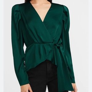 Express Emerald Green blouse